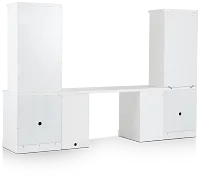 Newport White Door Wall Desk