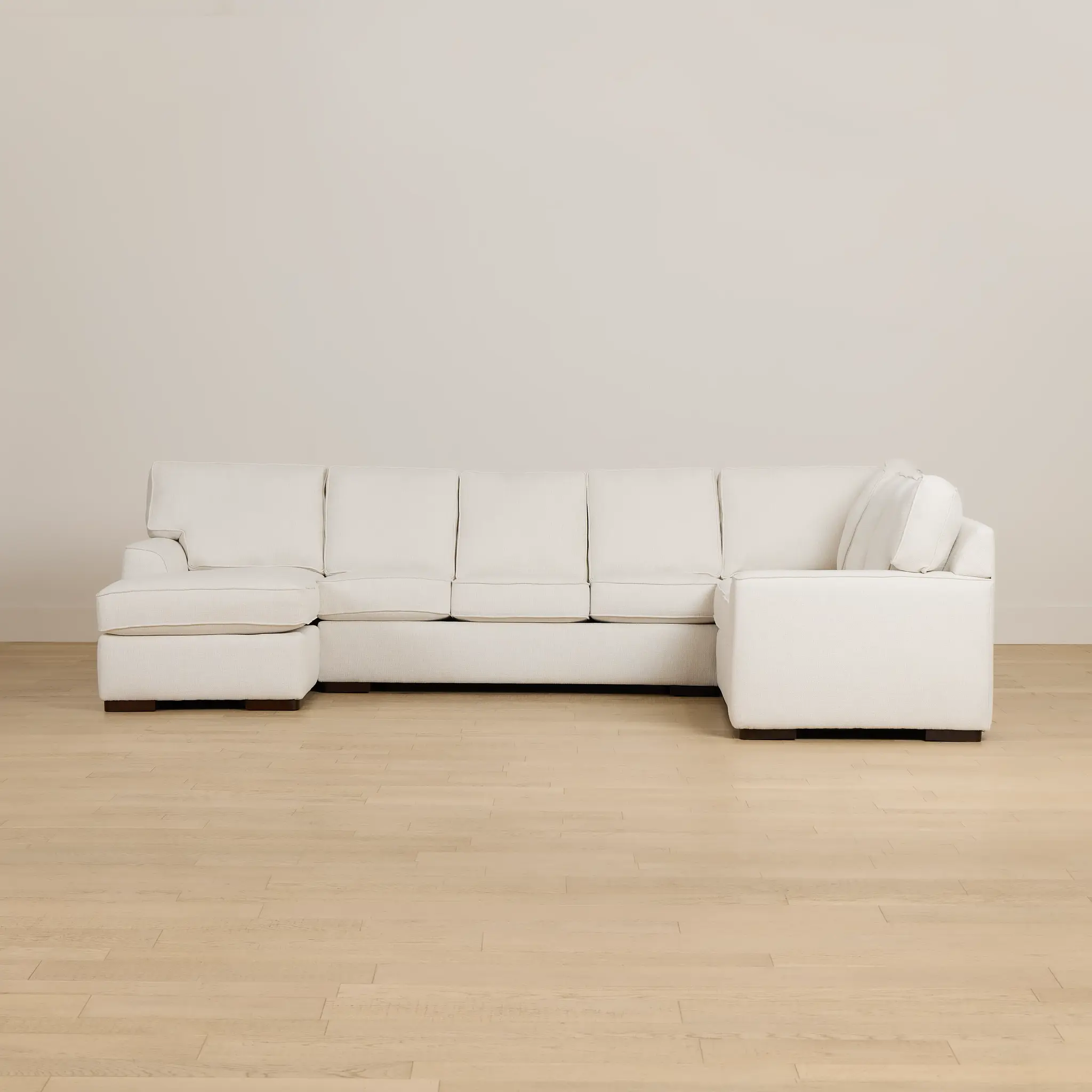 Sinclair Light Beige Fabric Right Chaise Innerspring Sleeper Sectional Sinclair Light Beige Fabric Right Chaise Innerspring Sleeper Sectional