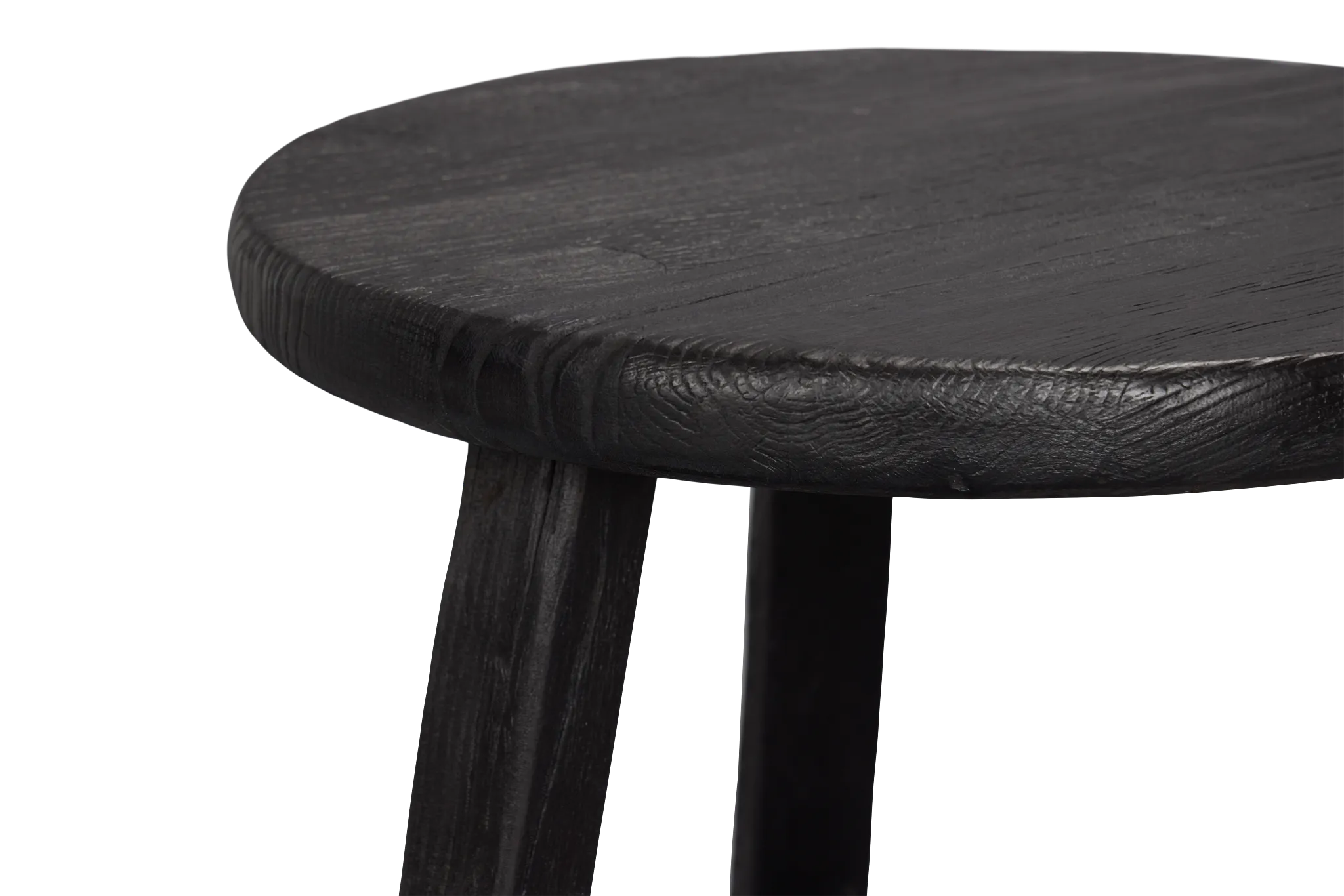 Ronan Black Round End Table