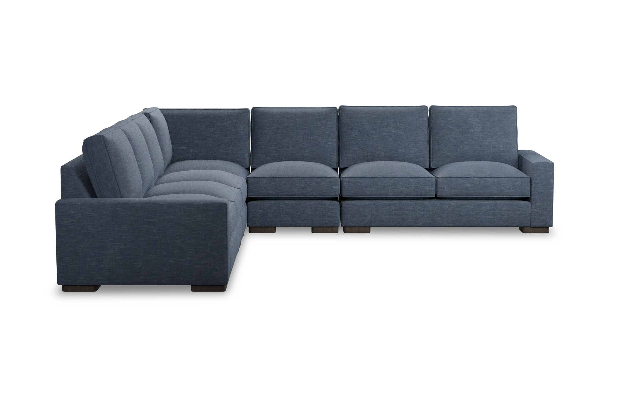 Edgewater Elevation Dark Blue Large Two-arm Sectional