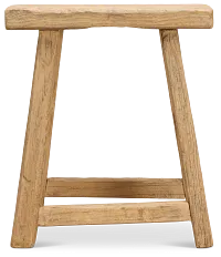 Nash Light Tone Square Accent Stool