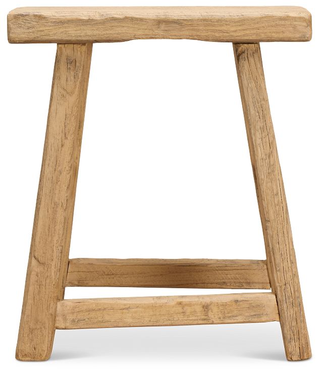 Nash Light Tone Square Stool