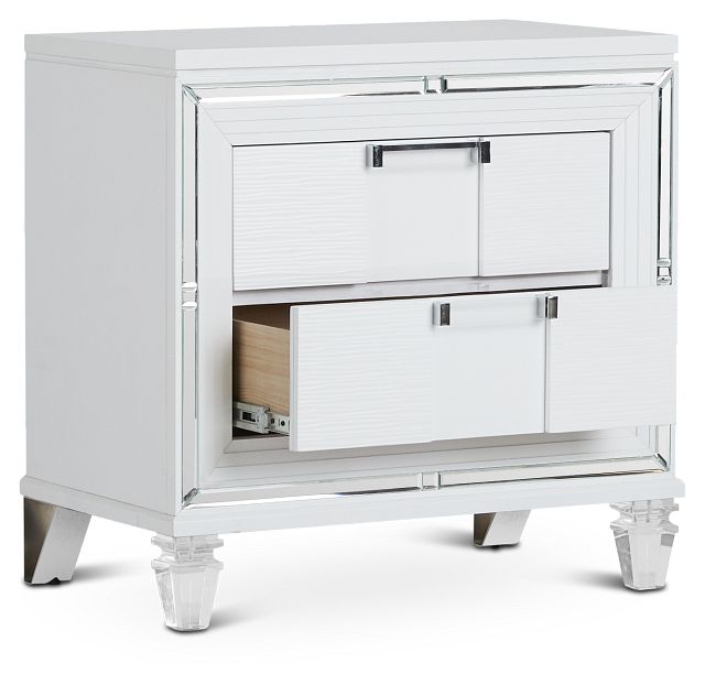 Vegas White Nightstand