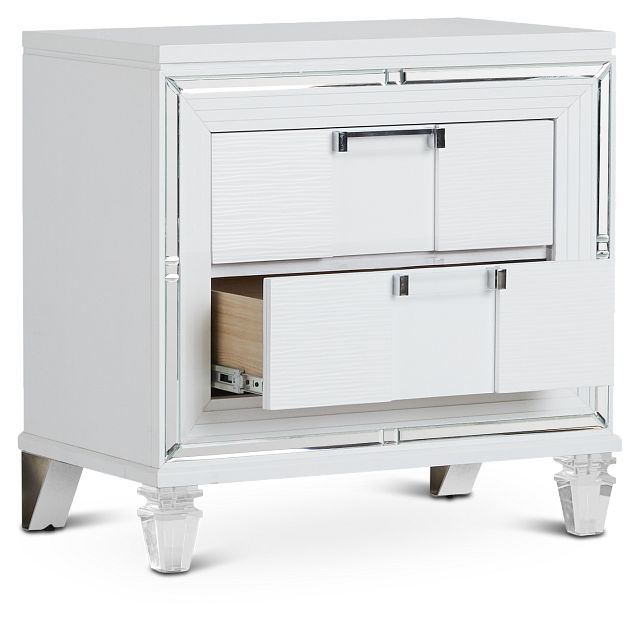 Vegas White Nightstand