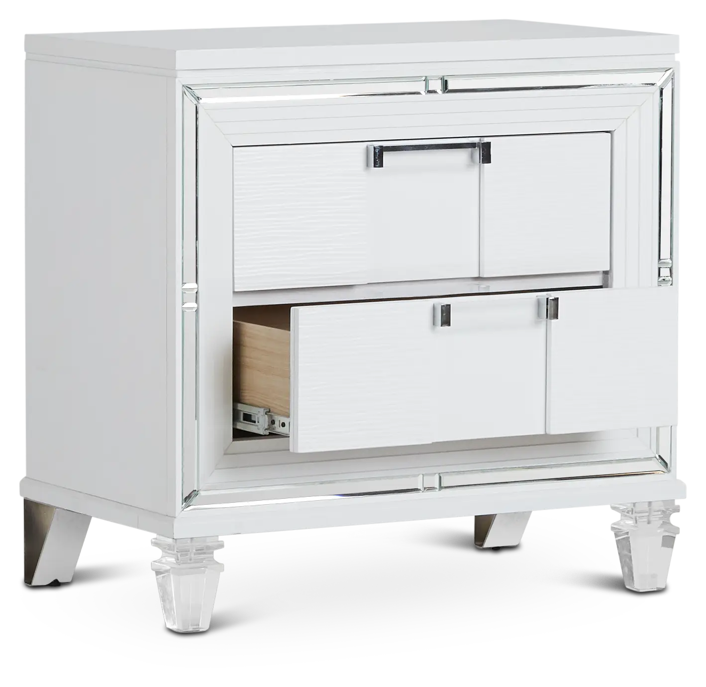 Vegas White Nightstand Vegas White Nightstand