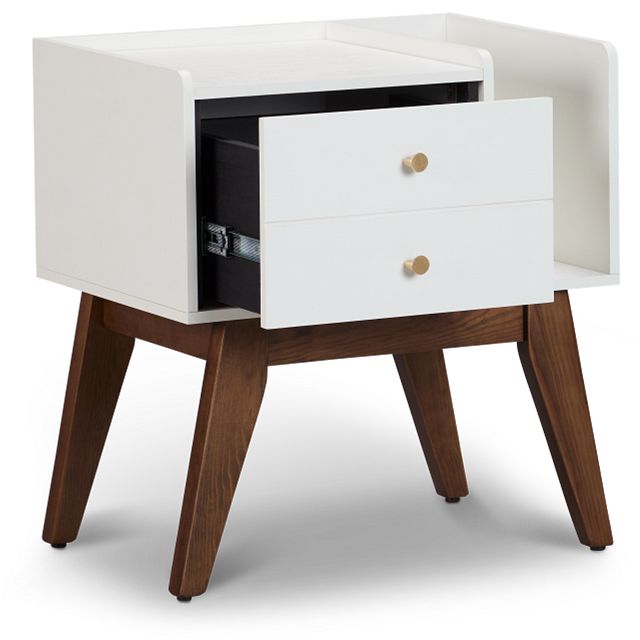 Ventura White Nightstand