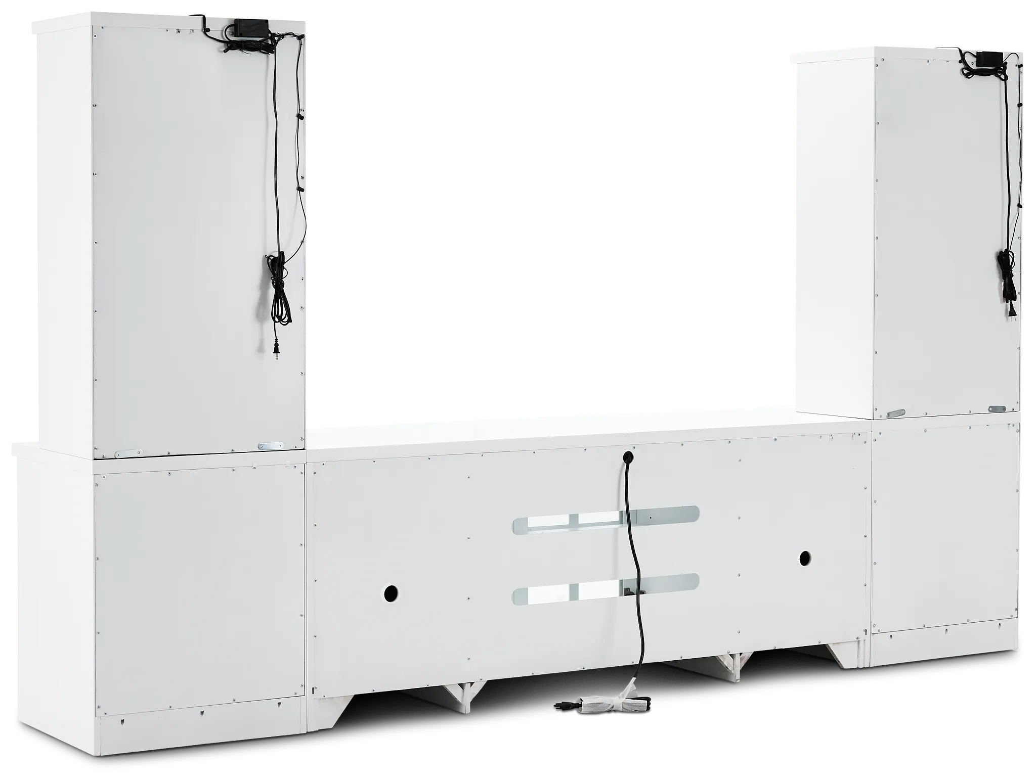 Newport White Medium Drawer Entertainment Wall