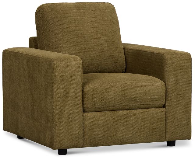 Carmen Green Fabric Chair