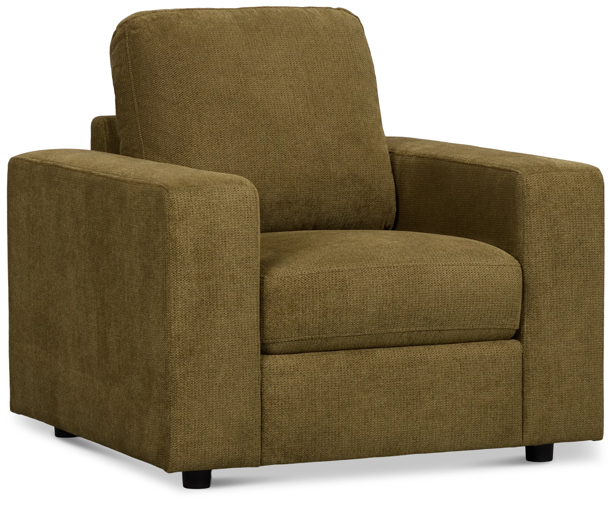 Carmen Green Fabric Chair
