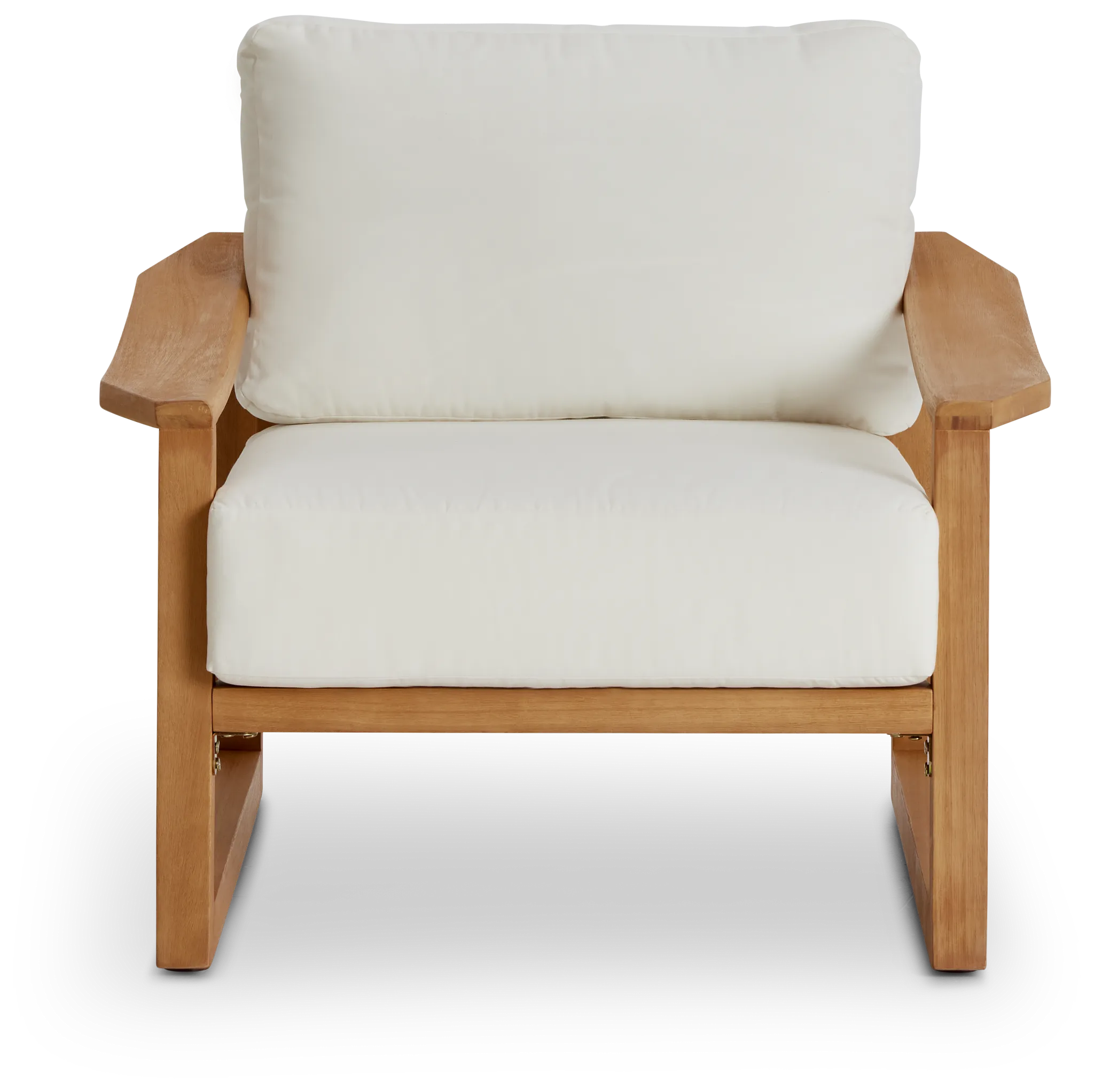 Tobago Light Tone Chair With White Cushion
