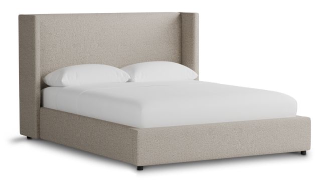 Captiva Gellar Brown 48" Upholstered Shelter Bed