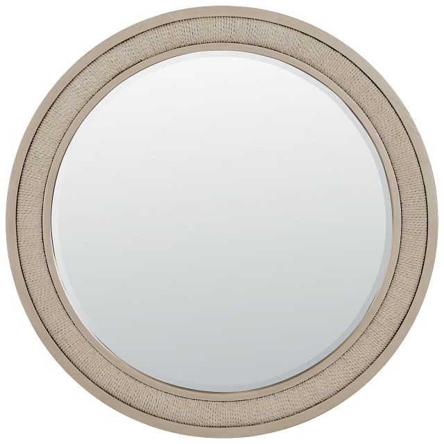 Castello Light Tone Round Mirror