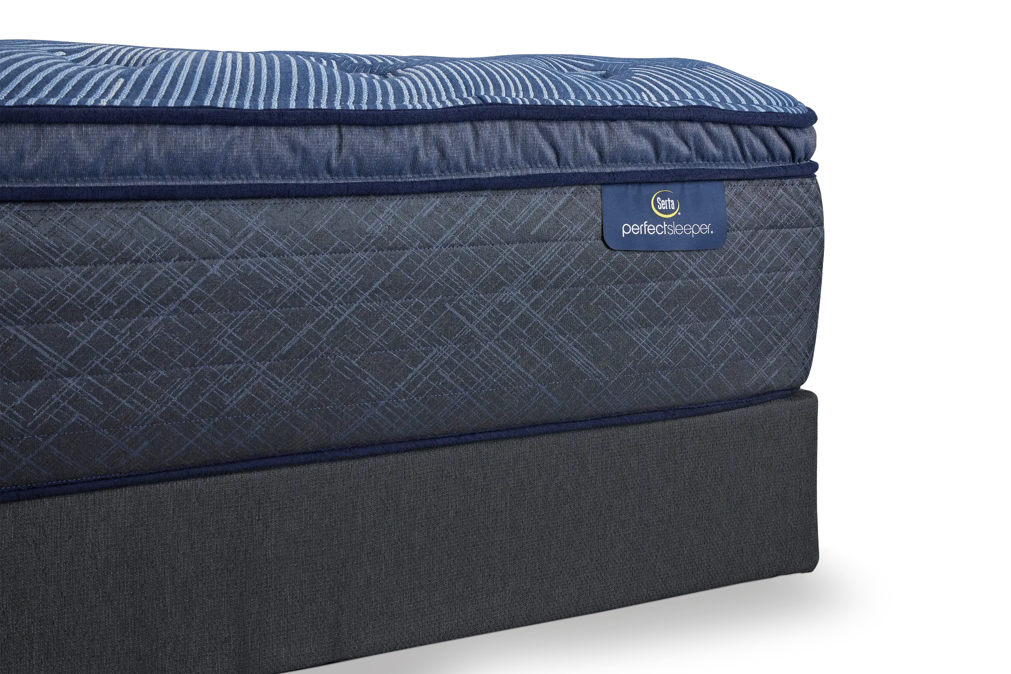 Serta Perfect Sleeper Cobalt Calm Plush Mattress Set Serta Perfect Sleeper Cobalt Calm Plush Mattress Set