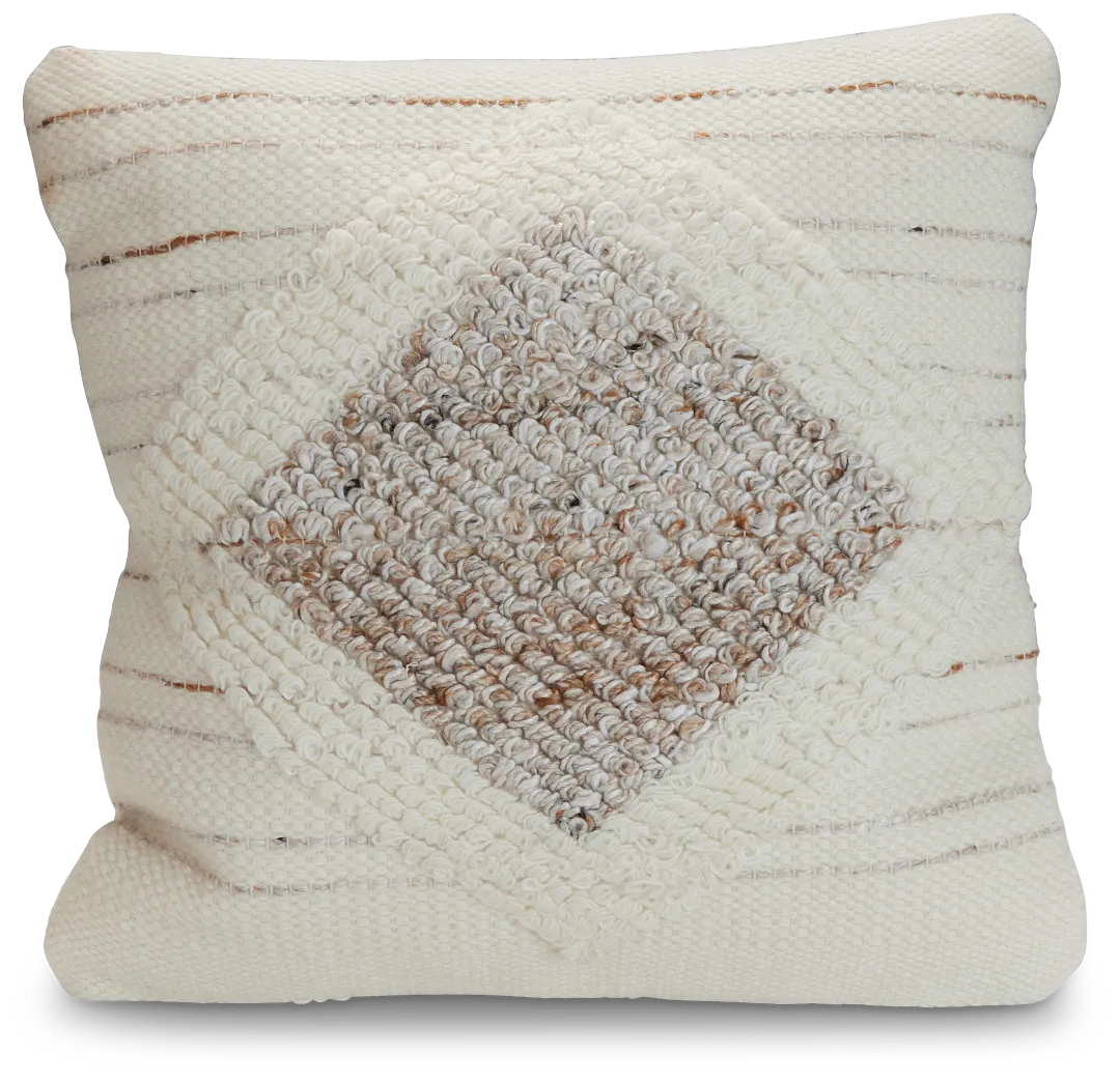 Kailani Ivory 18" Accent Pillow