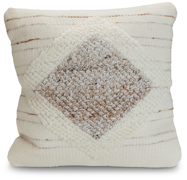 Kailani Ivory 18" Accent Pillow