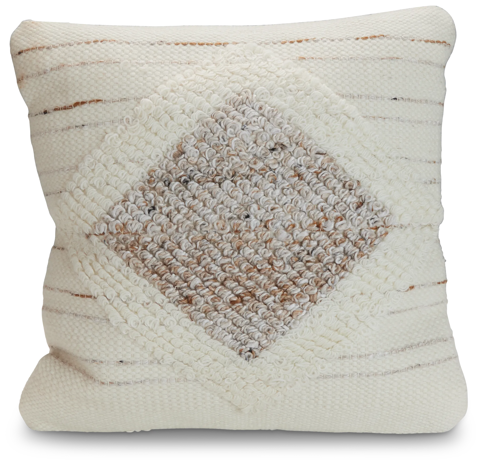 Kailani Ivory 18" Accent Pillow