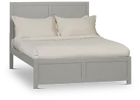 Charleston Gray Panel Bed