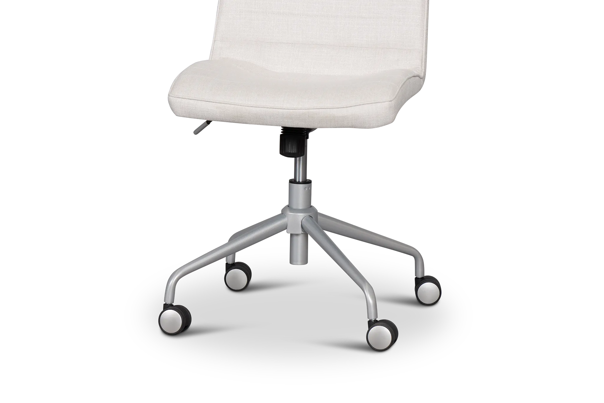 Gwen Light Gray Upholstered Desk Chair