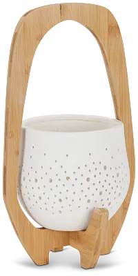 Pace White Medium Lantern