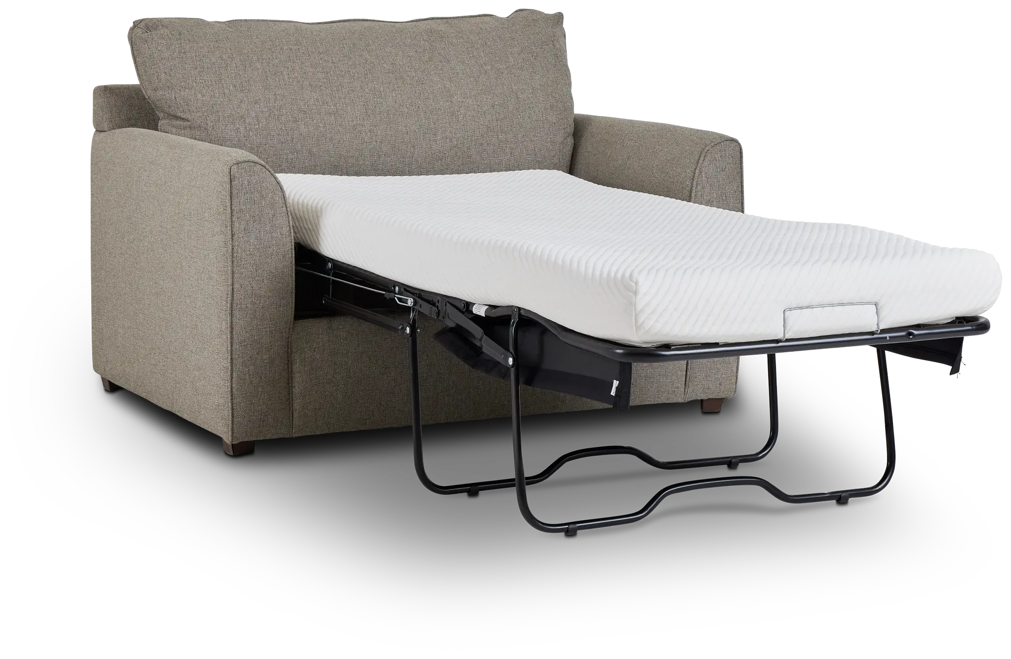 Asheville Brown Fabric Memory Foam Sleeper Asheville Brown Fabric Memory Foam Sleeper