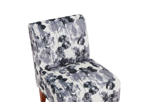 Scarlett Gray Fabric Accent Chair