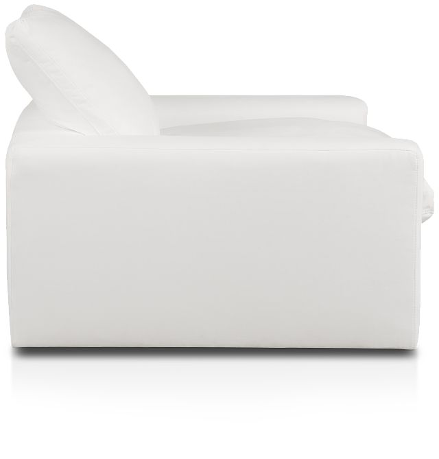 Nixon White Fabric Chair