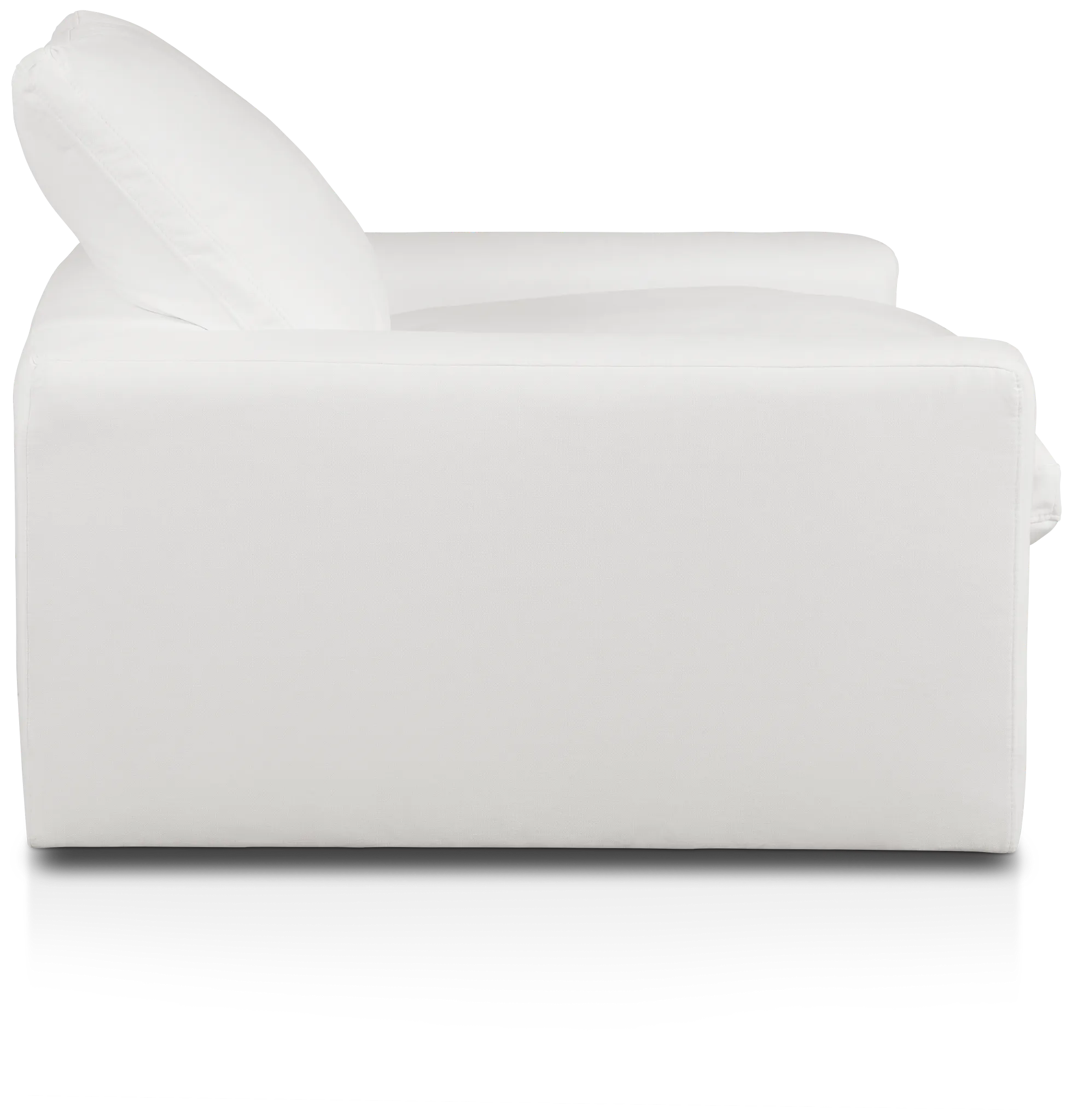 Nixon White Fabric Chair