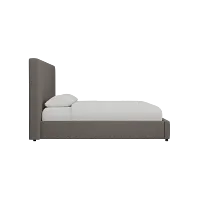 Grayton Elite Dark Gray 54" Upholstered Platform Bed