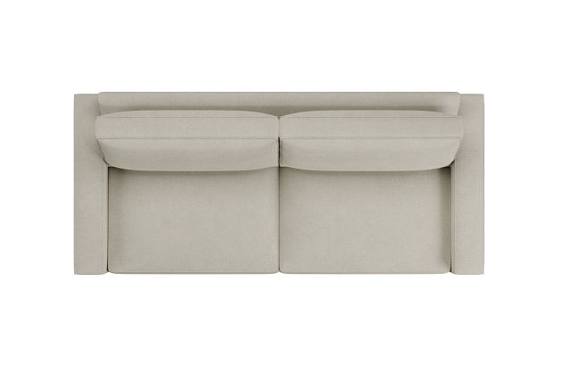 Edgewater Suave Beige 96" Sofa W/ 2 Cushions