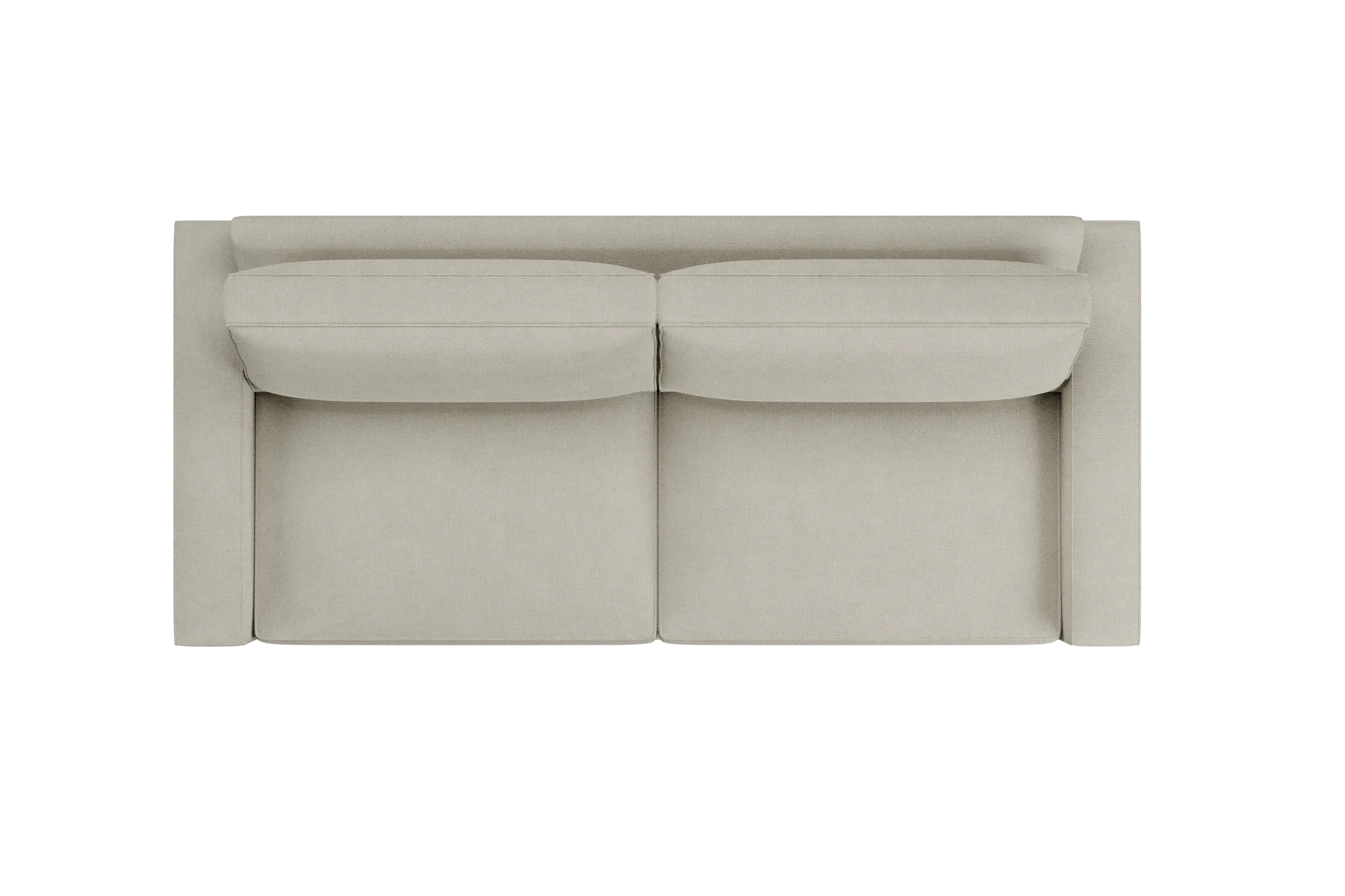 Edgewater Suave Beige 96" Sofa W/ 2 Cushions