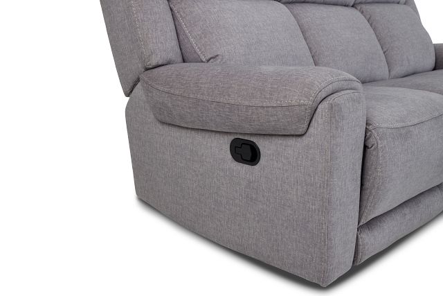 Beckett Gray Micro Reclining Sofa