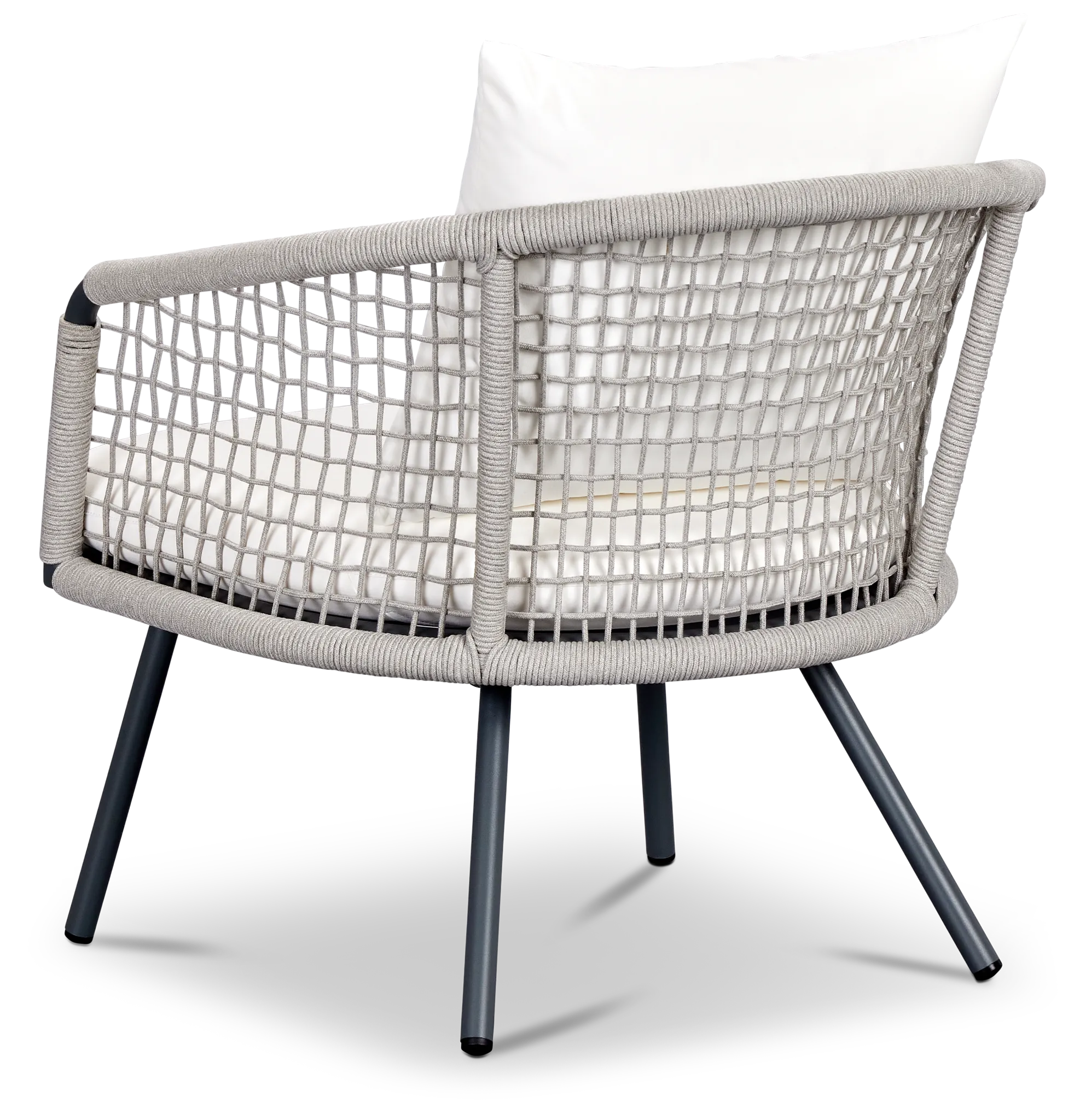 Antigua Gray White Arm Chair