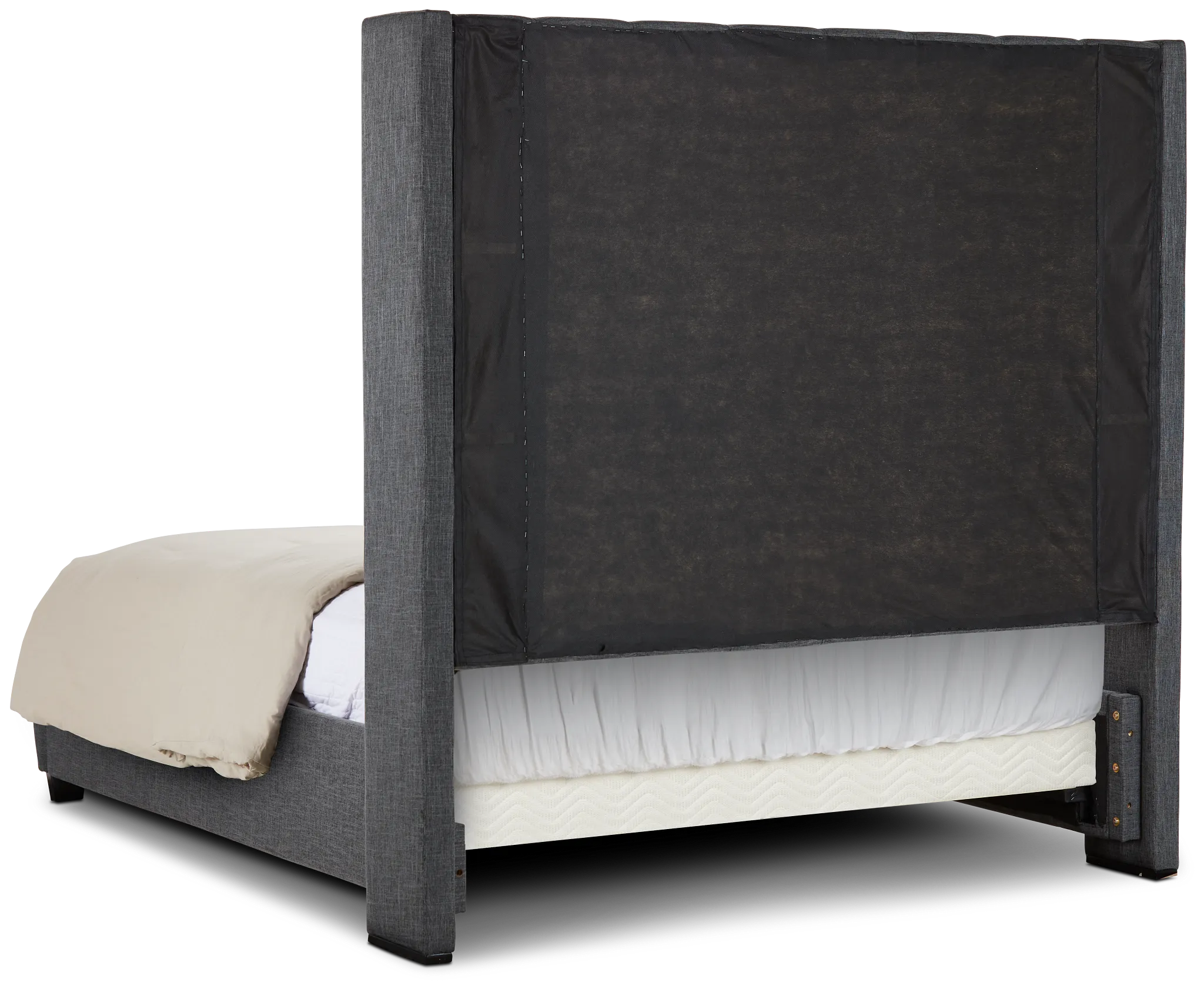 Chatham Dark Gray High Platform Bed