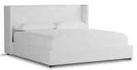 Captiva Sutton White 48" Upholstered Shelter Bed