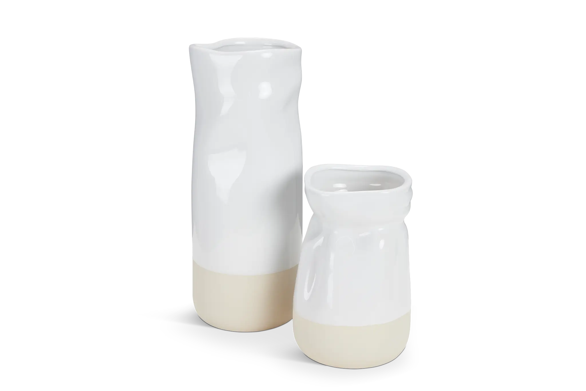 Mecari White Medium Vase Mecari White Medium Vase