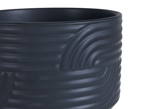 Opal Black Planter