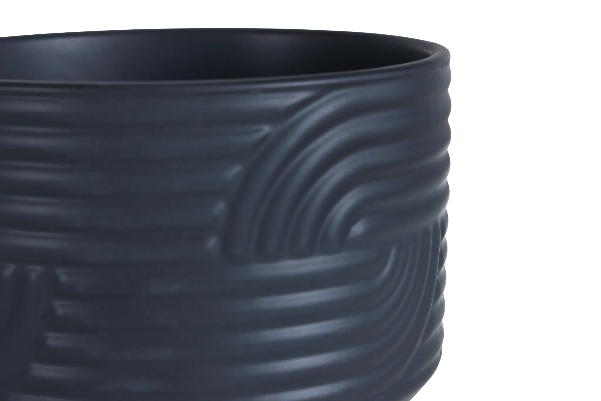 Opal Black Planter