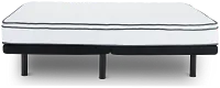 Rest & Renew By Zinus 8" Hybrid Deluxe Adjustable Mattress Set