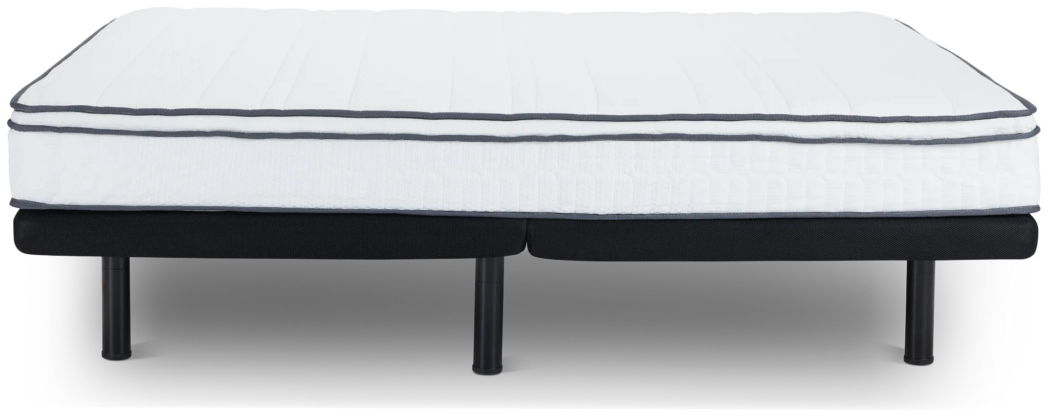 Rest & Renew By Zinus 8" Hybrid Deluxe Adjustable Mattress Set