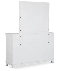 Anton White Dresser & Mirror