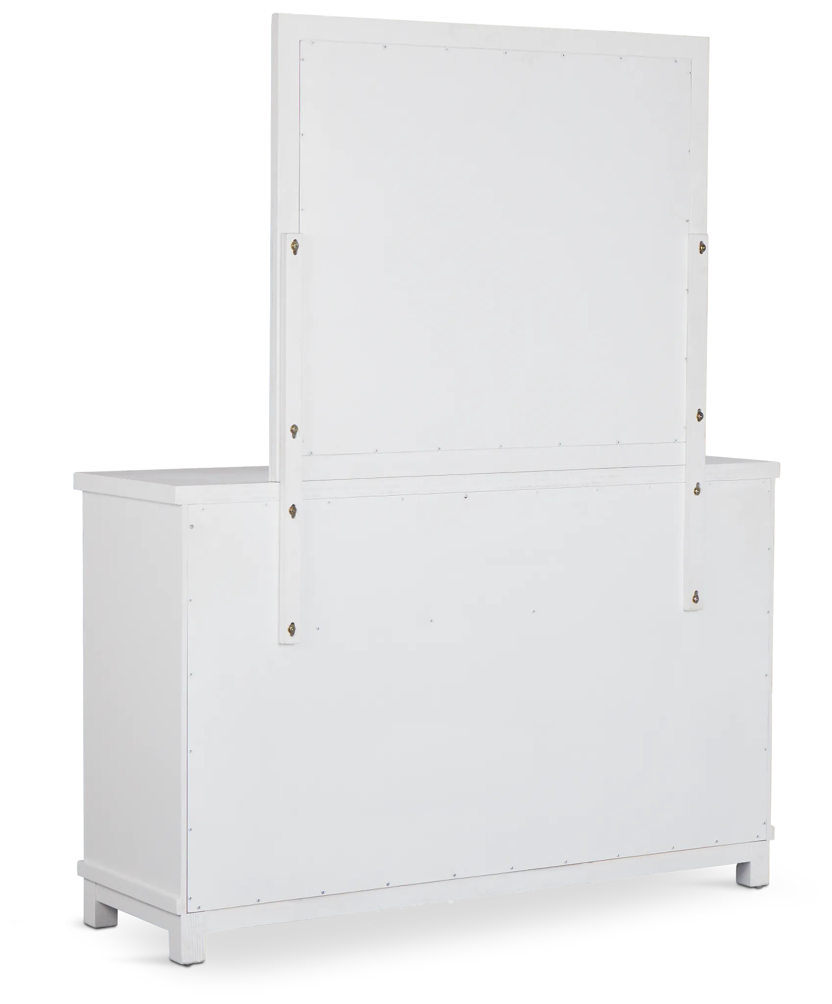 Anton White Dresser & Mirror