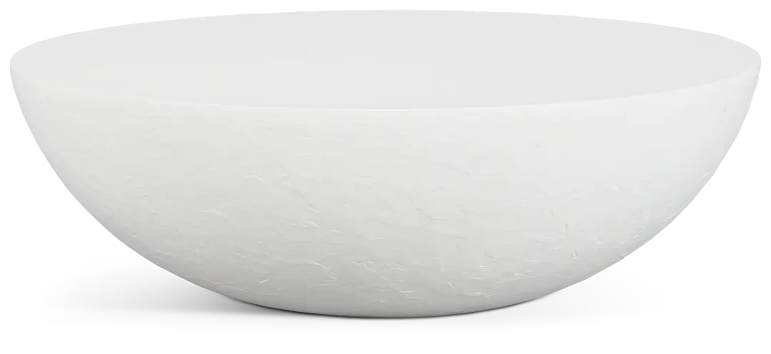 Malibu White Round Coffee Table Malibu White Round Coffee Table