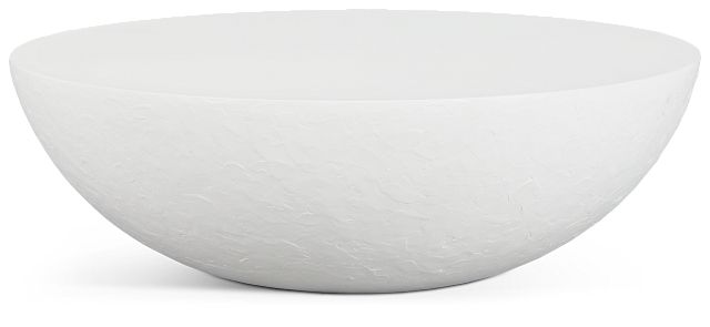 Malibu White Round Coffee Table