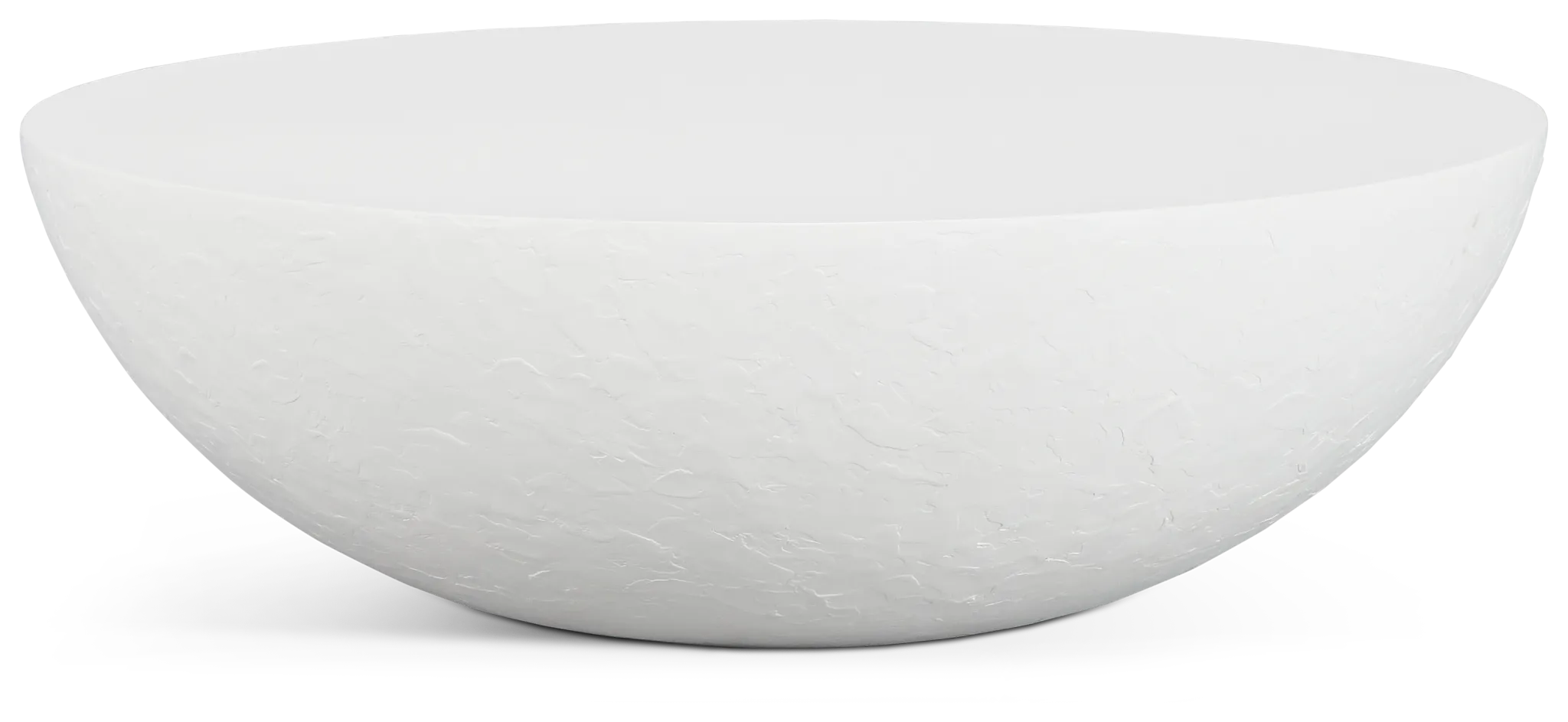 Malibu White Round Coffee Table