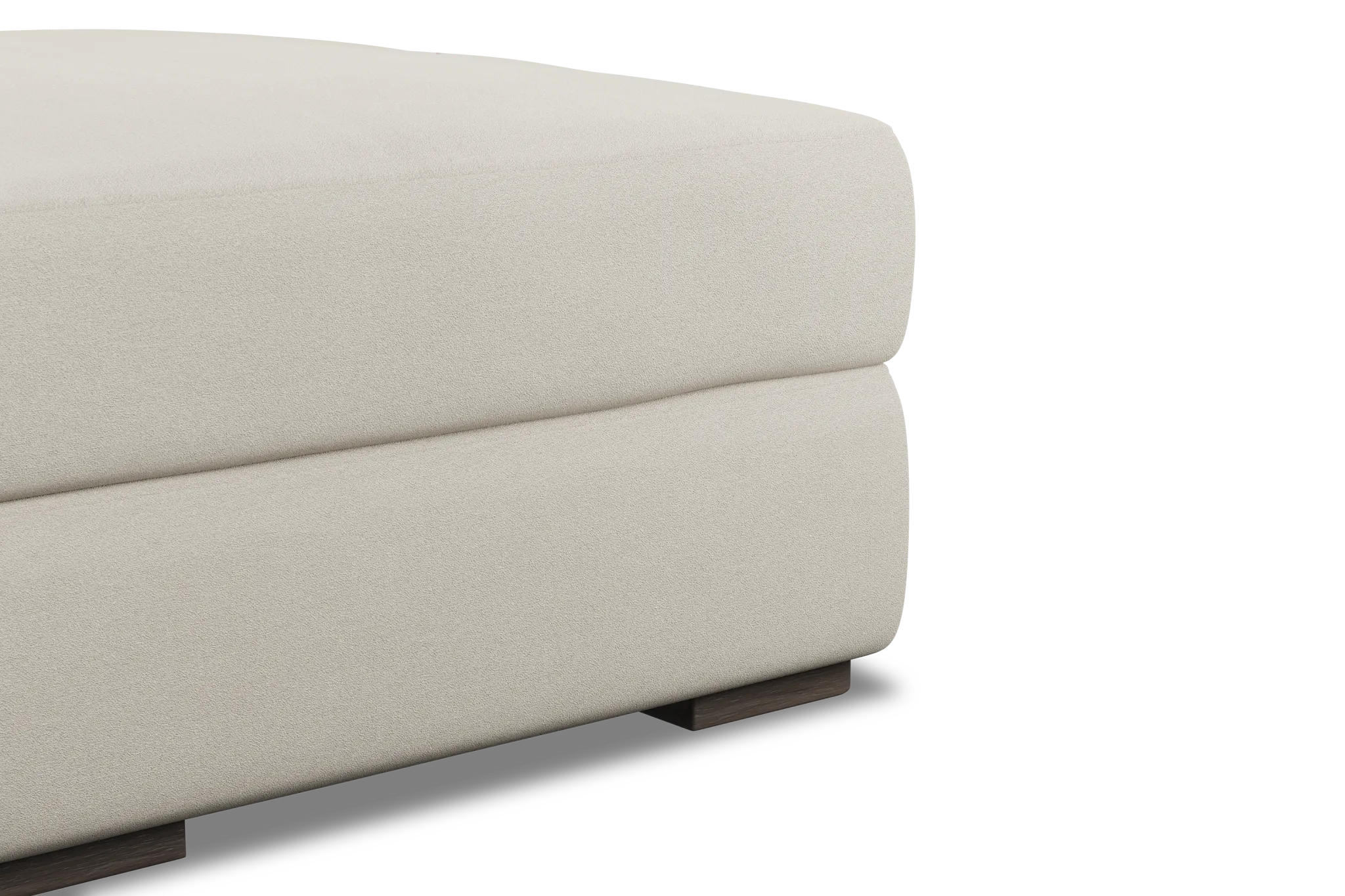 Edgewater Elite Ivory Ottoman