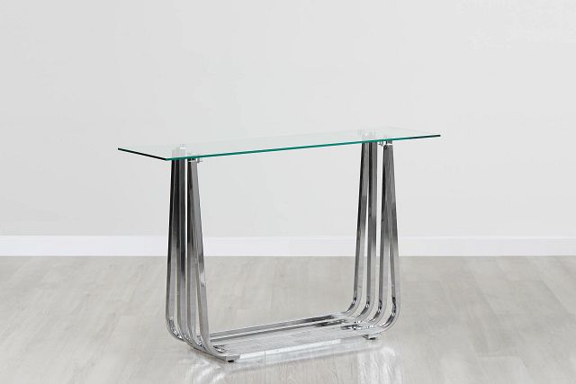 Rachel Glass Console Table