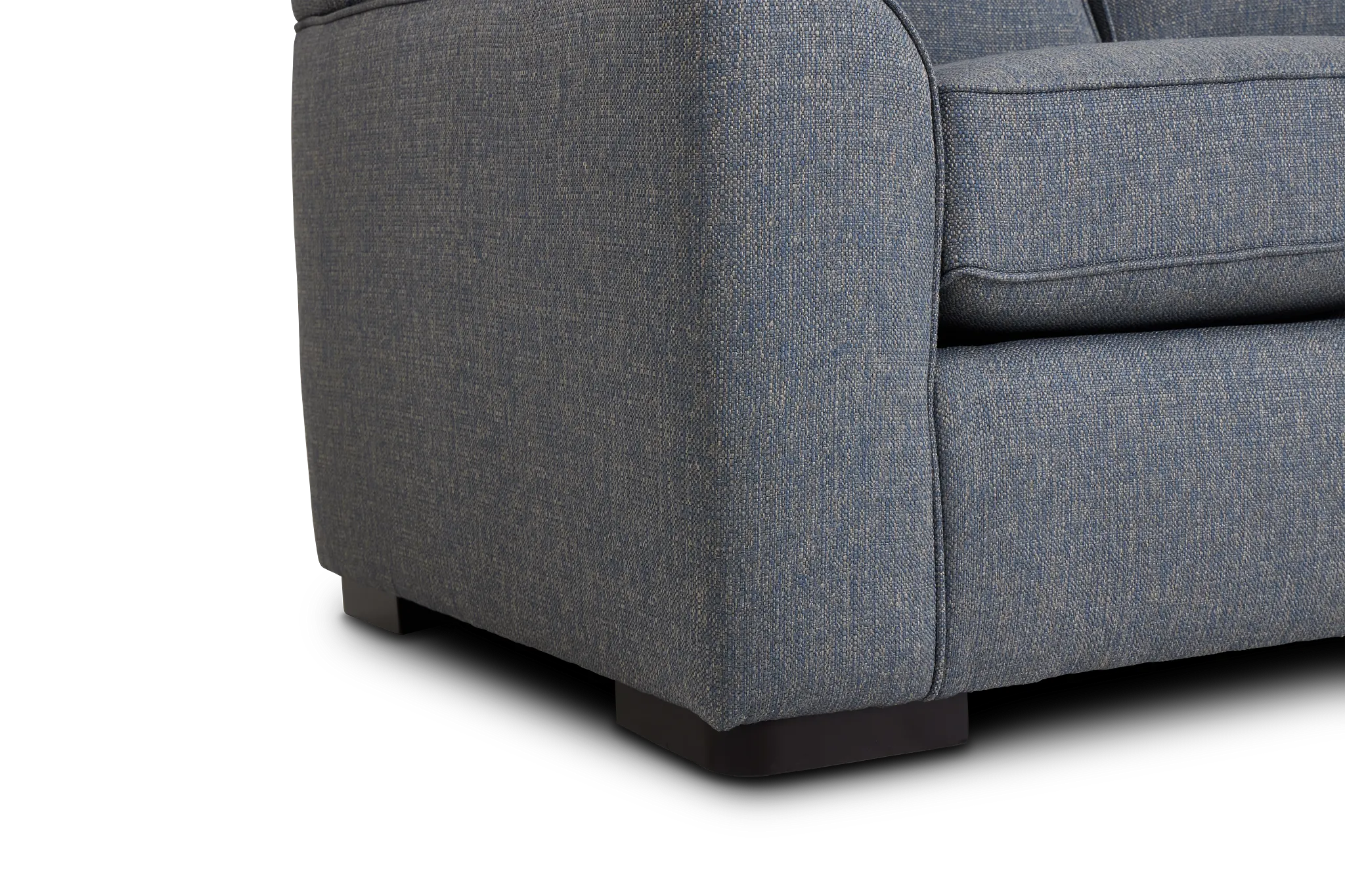 Austin Blue Fabric Memory Foam Sleeper