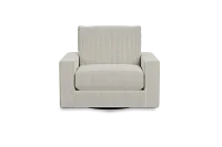 Edgewater Lucy Light Beige Swivel Chair