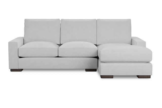 Edgewater Suave White Right Chaise Sectional