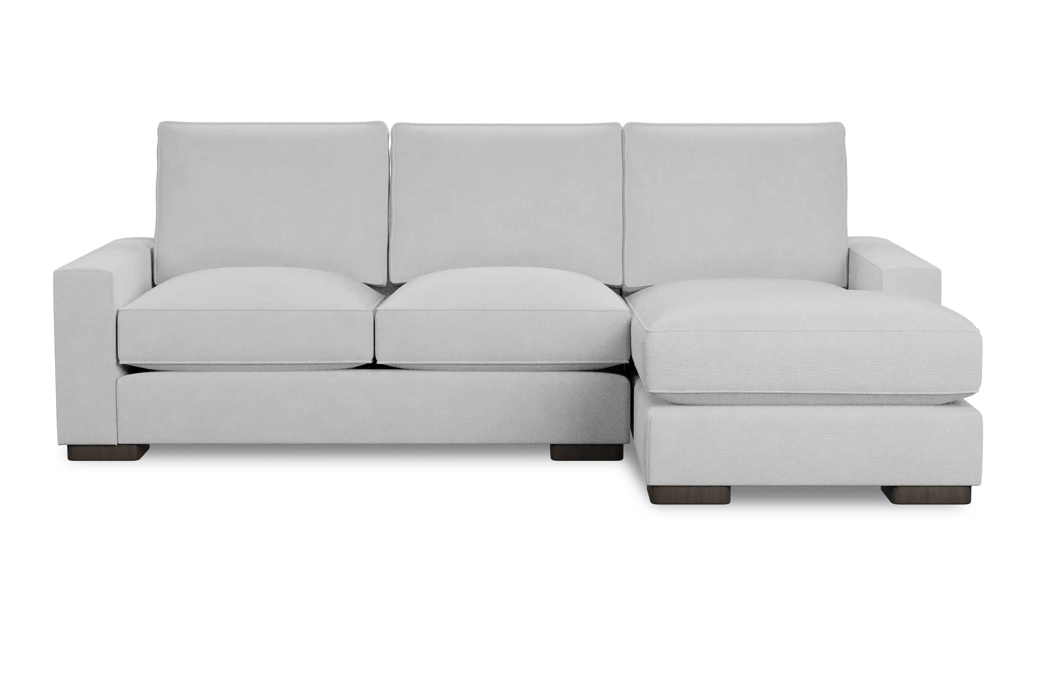 Edgewater Suave White Right Chaise Sectional Edgewater Suave White Right Chaise Sectional